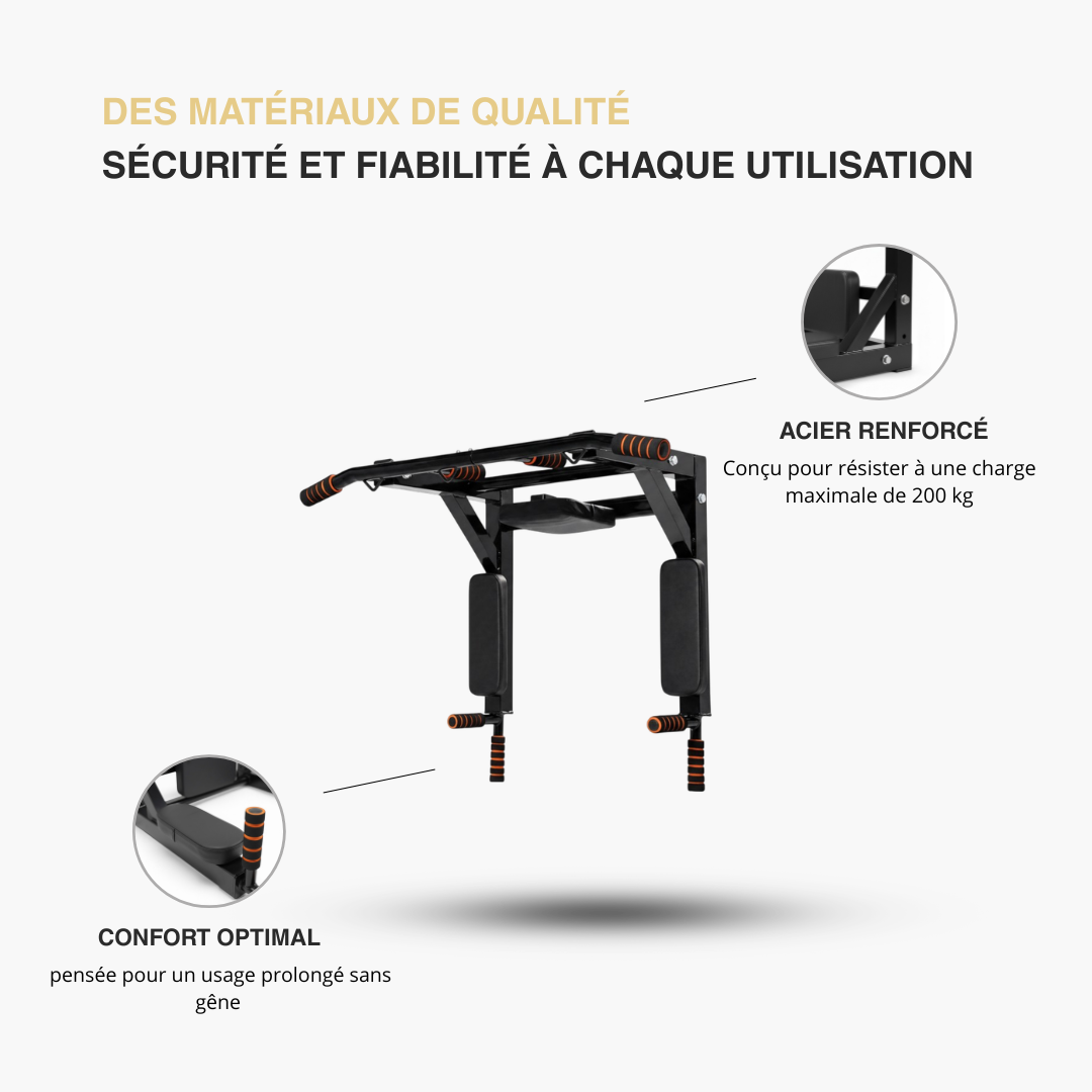 BARRE DE TRACTION MULTIFONCTIONS